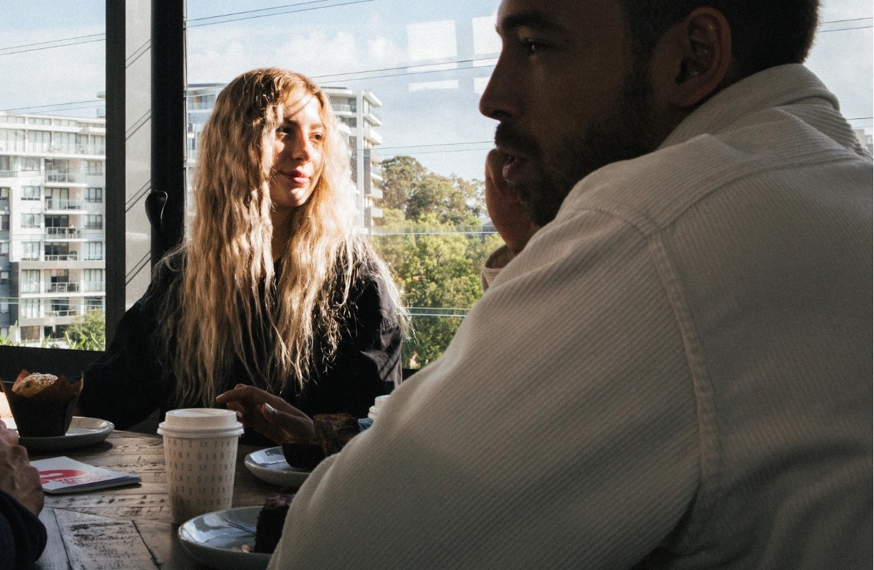 Conversation over coffee at a recent night