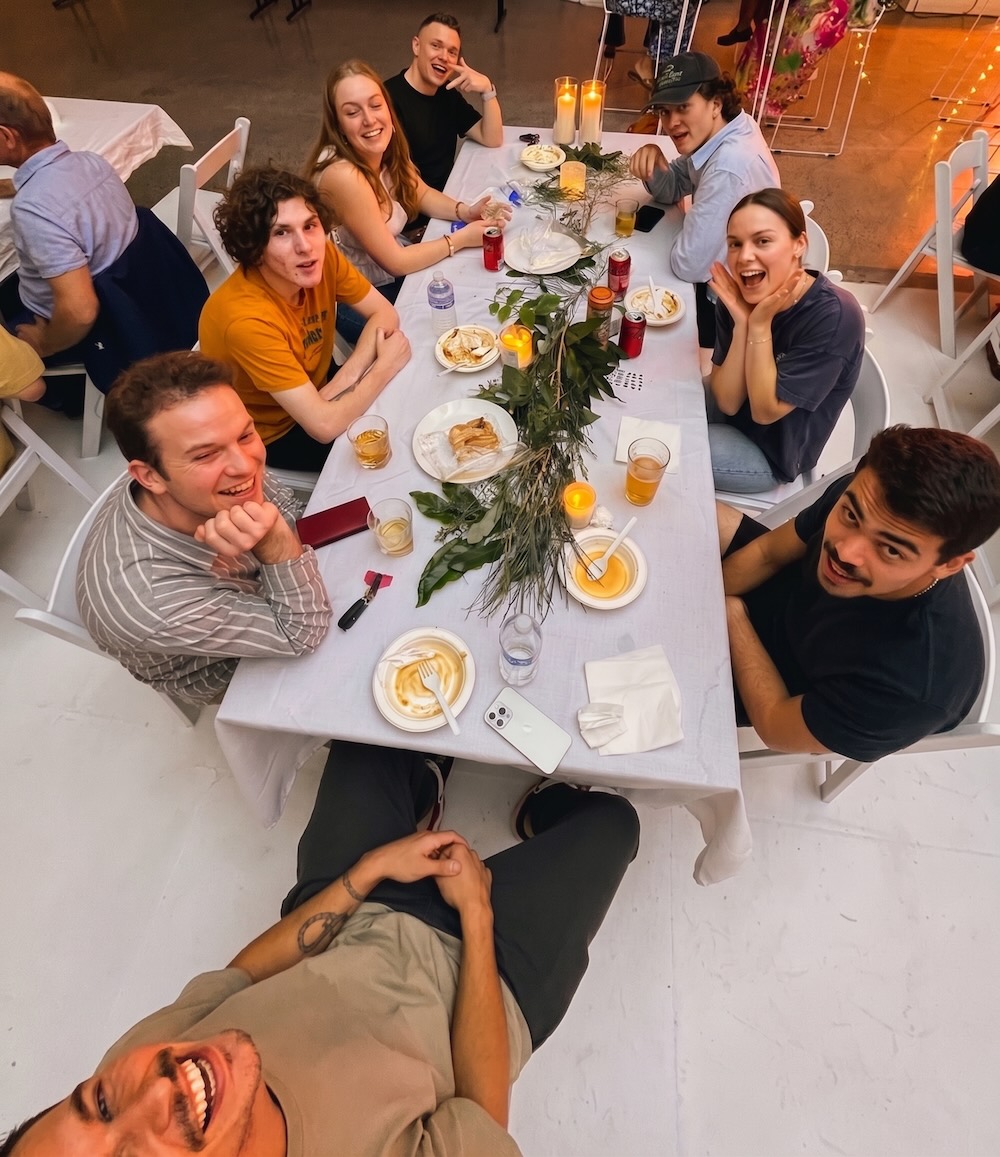 Around the table at a recent night